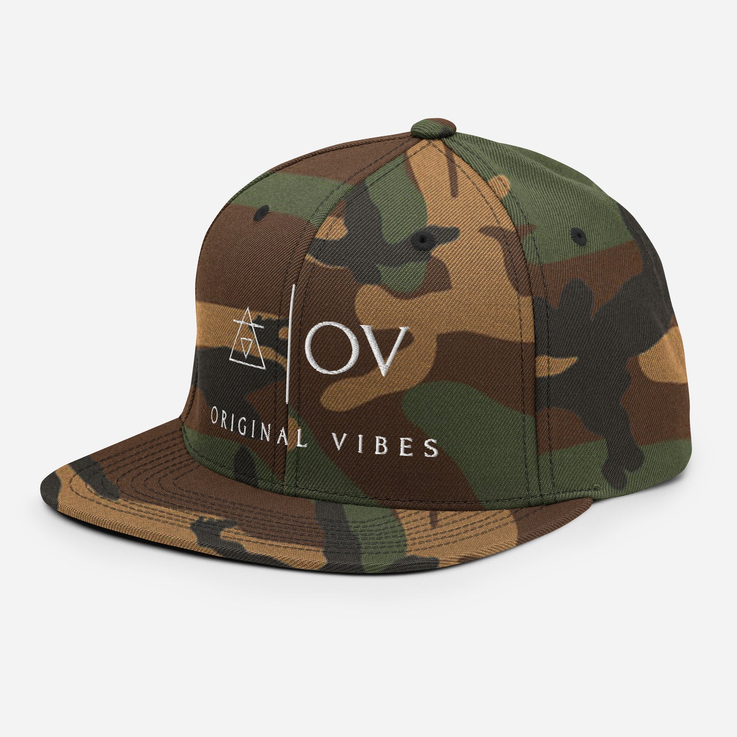 Original Vibes Camo Snapback Cap