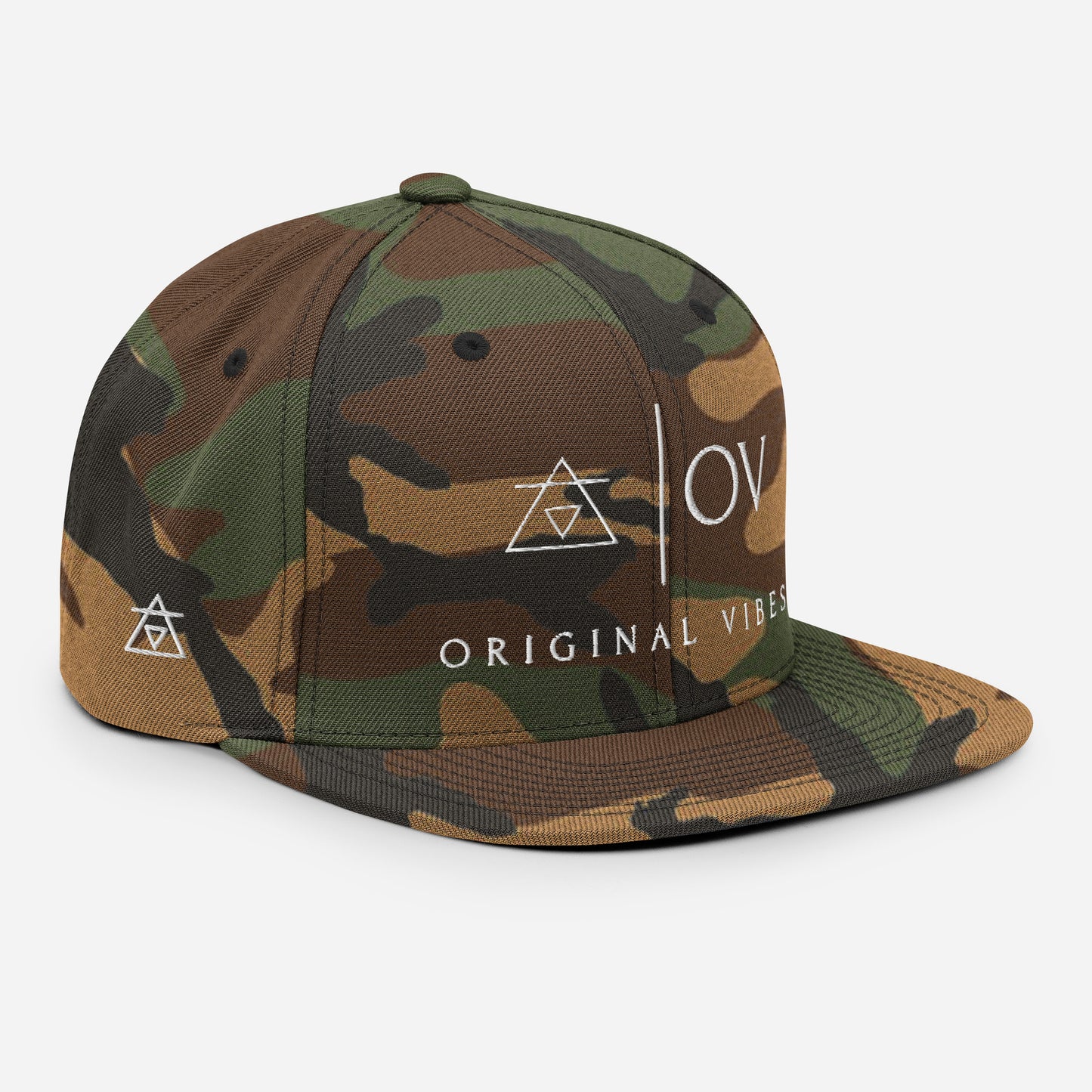 Original Vibes Camo Snapback Cap