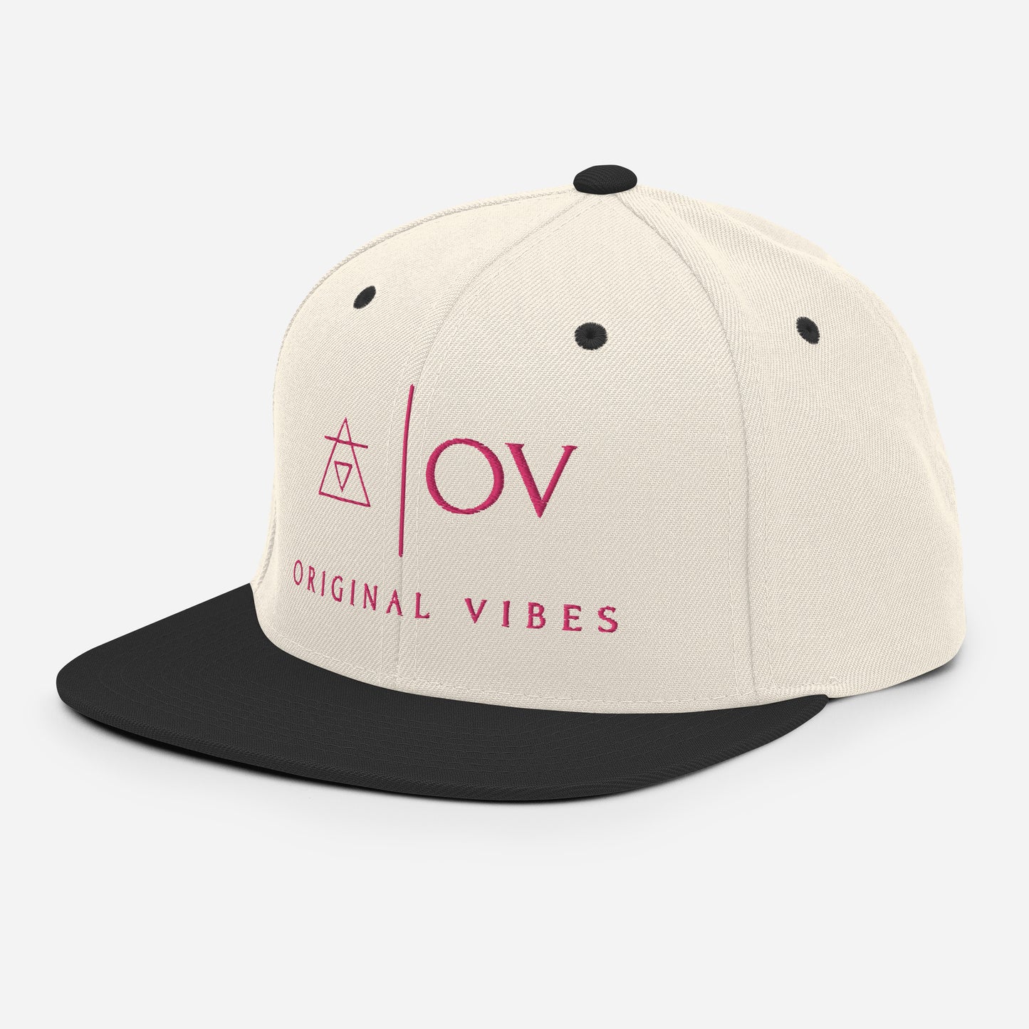 Original Vibes Pink Flamingo Snapback Cap