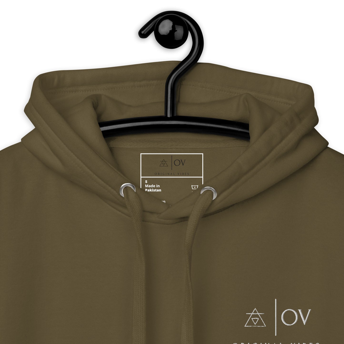 Hoodie Original Vibes Military green