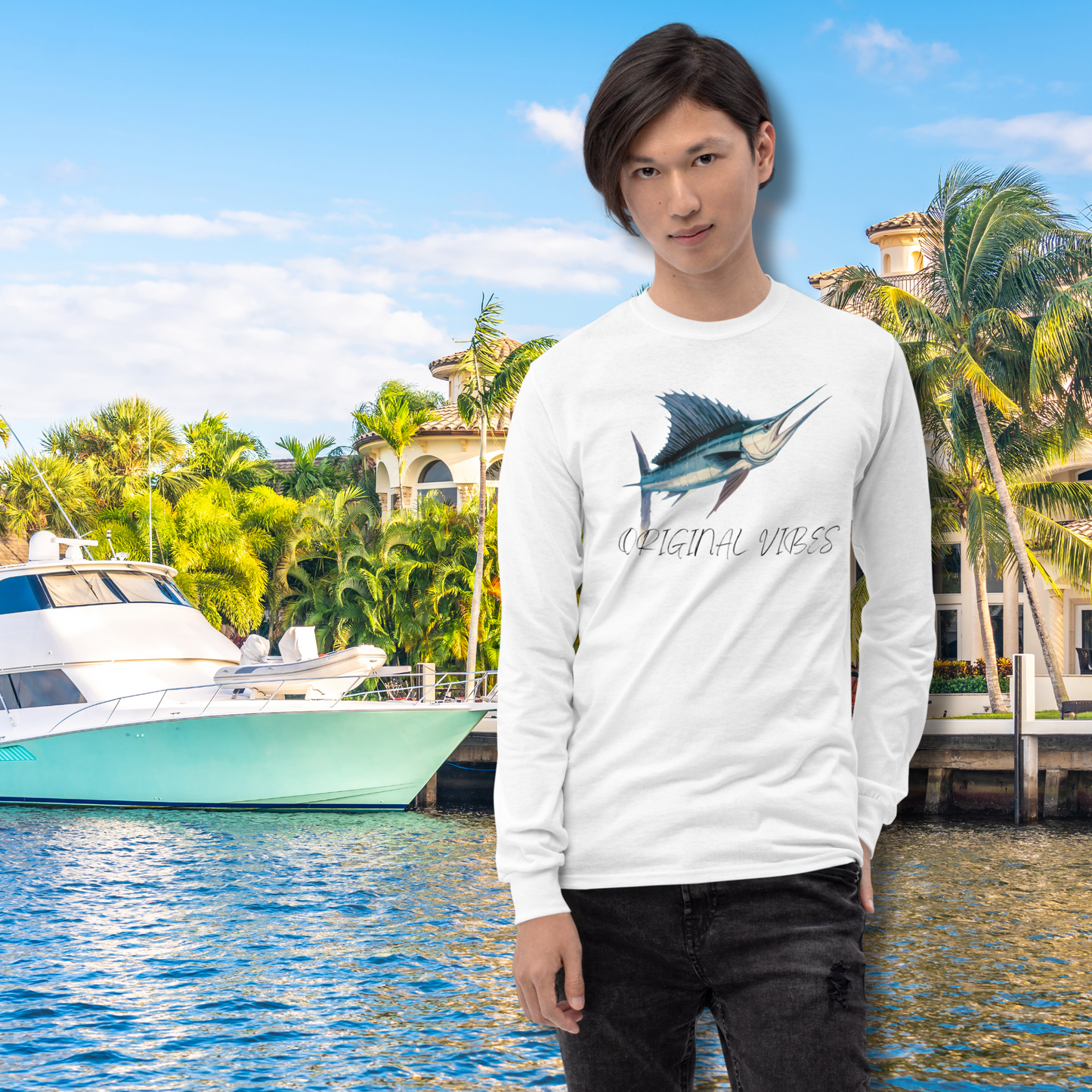 Florida swordfish long sleeve t-shirt