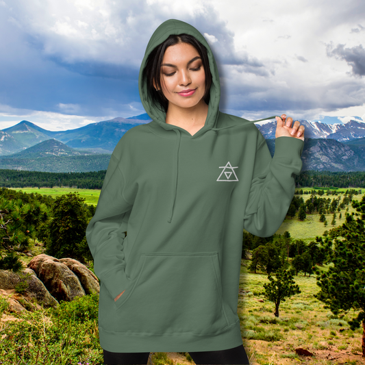 Flagstaff green comfy hoodie