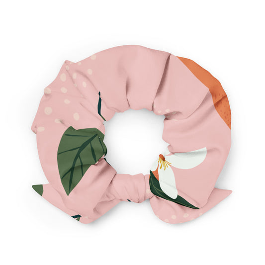 Chouchou recyclé Orange Blossom