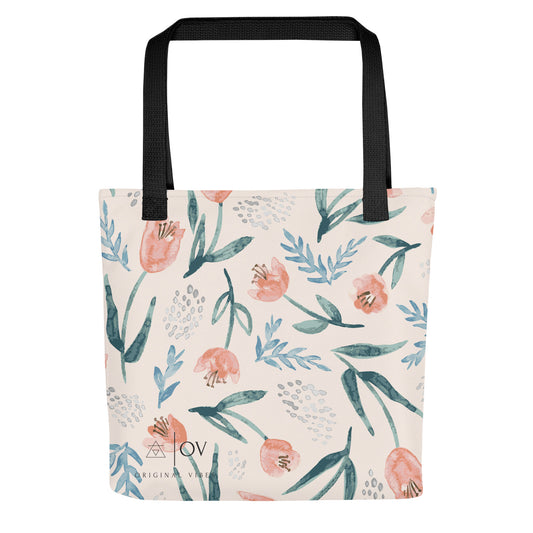 Tote bag tulipe
