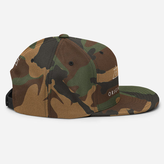 Original Vibes Camo Snapback Cap