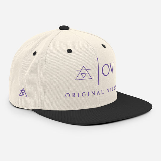Snapback Cap Original VIbes Purple rain