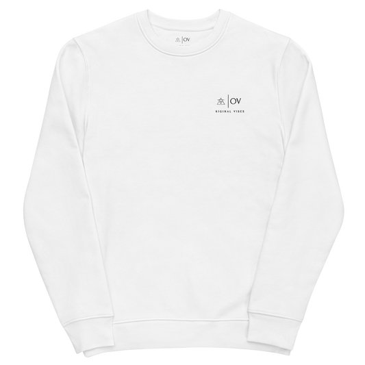 Montreal white eco-responsible crewneck