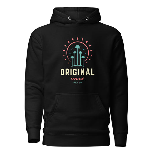 Hoodie Original Vibes Los Angeles palm tree