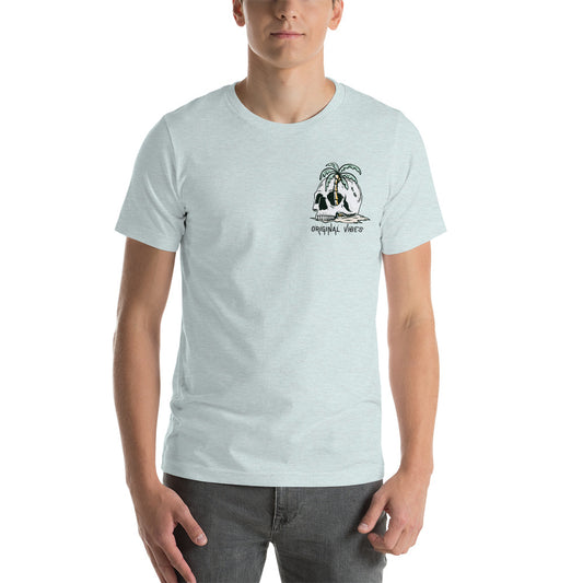T-shirt Skull Palm Original Vibes