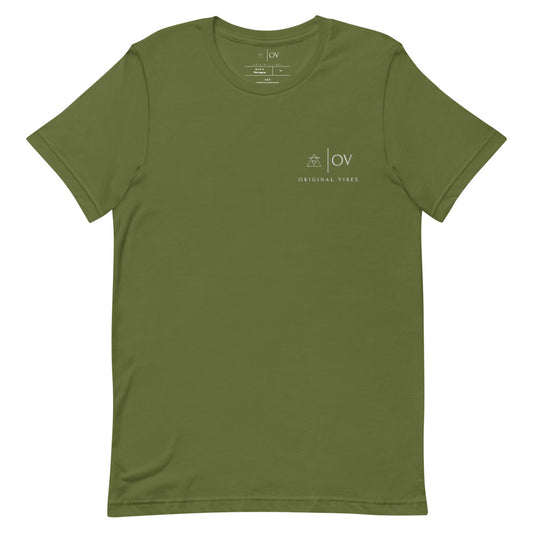 Original Vibes Embroidered Fitted Short Sleeve T-Shirt